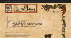 Desktop Screenshot of fenrisgames.com